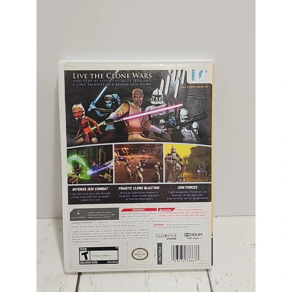 Star Wars the Clone Wars Republic Heroes - Nintendo Wii